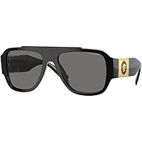 サングラス ^BVH^ Unisex Sunglasses 1718RMA01 1718-RMA-01 Amazon.com: Versace VE4439 GB1/71 33MM Black/Dark Green